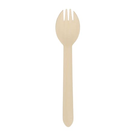 HOFFMASTER 6" Wooden Sporks PK 1000 883333